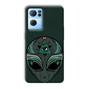 Alien Phone Customized Printed Back Cover for Oppo Reno 7 Pro