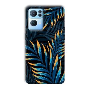 Mountain Leaves Phone Customized Printed Back Cover for Oppo Reno 7 Pro