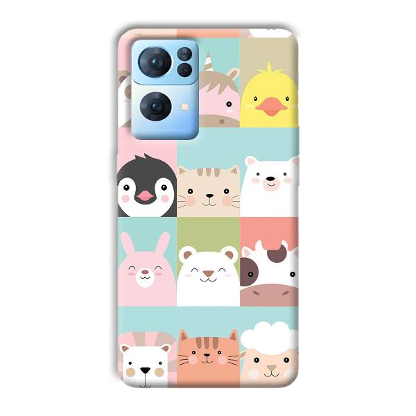 Kittens Phone Customized Printed Back Cover for Oppo Reno 7 Pro