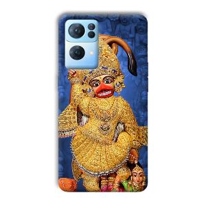 Hanuman Phone Customized Printed Back Cover for Oppo Reno 7 Pro