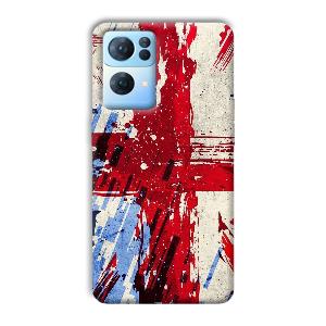 Red Cross Design Phone Customized Printed Back Cover for Oppo Reno 7 Pro