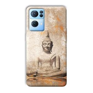Buddha Statute Phone Customized Printed Back Cover for Oppo Reno 7 Pro