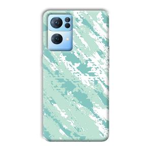 Sky Blue Design Phone Customized Printed Back Cover for Oppo Reno 7 Pro