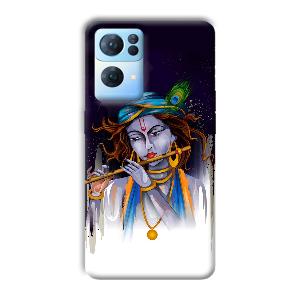 Krishna Phone Customized Printed Back Cover for Oppo Reno 7 Pro