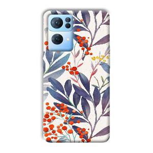 Cherries Phone Customized Printed Back Cover for Oppo Reno 7 Pro