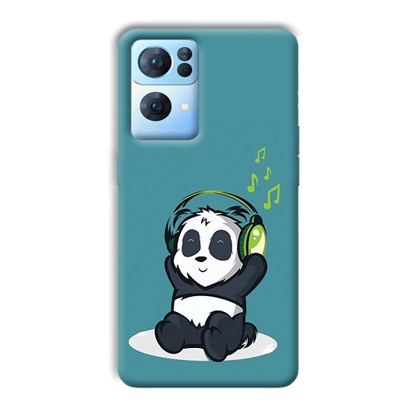 Panda  Phone Customized Printed Back Cover for Oppo Reno 7 Pro