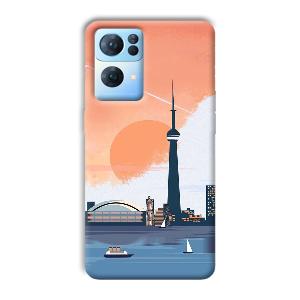 City Design Phone Customized Printed Back Cover for Oppo Reno 7 Pro