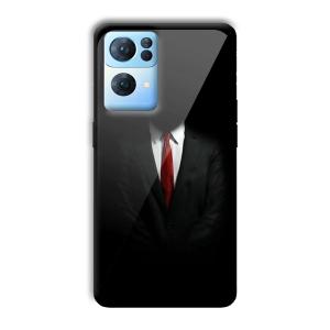 Hitman Customized Printed Glass Back Cover for Oppo Reno 7 Pro