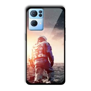 Interstellar Traveller Customized Printed Glass Back Cover for Oppo Reno 7 Pro