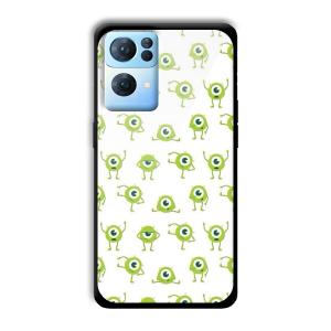 Green Eyes Customized Printed Glass Back Cover for Oppo Reno 7 Pro