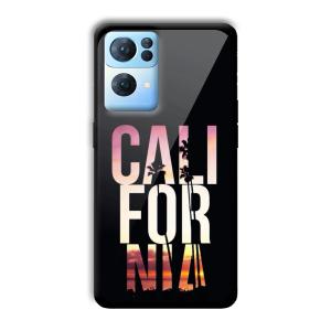 California Customized Printed Glass Back Cover for Oppo Reno 7 Pro