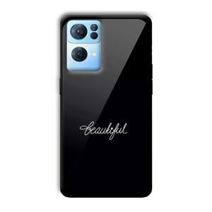 Beautiful Customized Printed Glass Back Cover for Oppo Reno 7 Pro