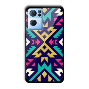 Arrows Abstract Customized Printed Glass Back Cover for Oppo Reno 7 Pro