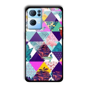 Animal Kingdom Customized Printed Glass Back Cover for Oppo Reno 7 Pro