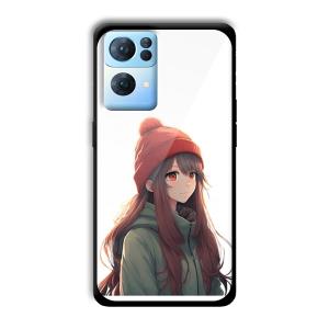 Little Girl Customized Printed Glass Back Cover for Oppo Reno 7 Pro