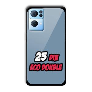 25 Din Customized Printed Glass Back Cover for Oppo Reno 7 Pro