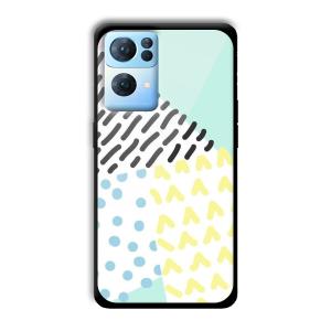 Cool Pattern Customized Printed Glass Back Cover for Oppo Reno 7 Pro