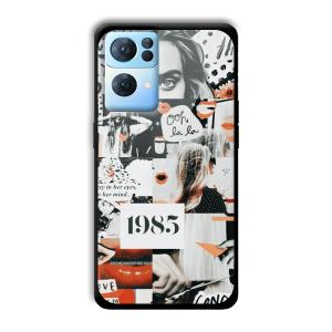 1985 Customized Printed Glass Back Cover for Oppo Reno 7 Pro