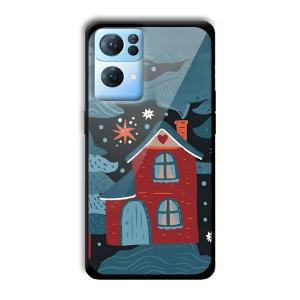 Red House Customized Printed Glass Back Cover for Oppo Reno 7 Pro