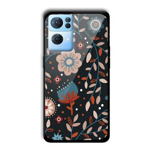 Abstract Art Customized Printed Glass Back Cover for Oppo Reno 7 Pro