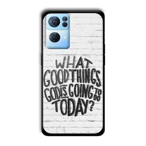 Good Thinks Customized Printed Glass Back Cover for Oppo Reno 7 Pro