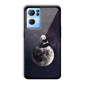 Astronaut Panda Customized Printed Glass Back Cover for Oppo Reno 7 Pro