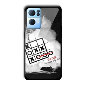 Think Outside the Box Customized Printed Glass Back Cover for Oppo Reno 7 Pro