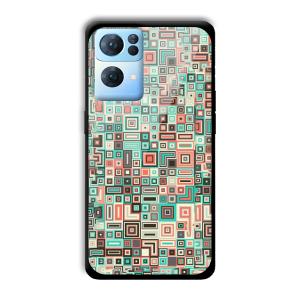Green Maze Customized Printed Glass Back Cover for Oppo Reno 7 Pro