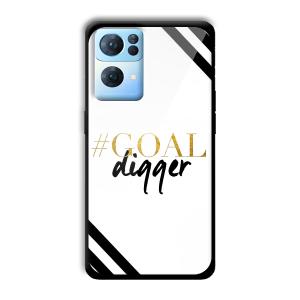 Goal Digger Customized Printed Glass Back Cover for Oppo Reno 7 Pro