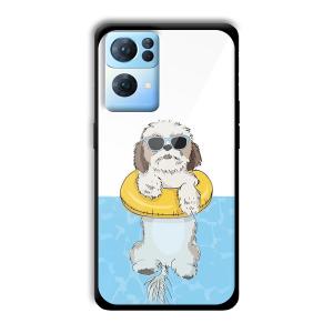 Cool Dog Customized Printed Glass Back Cover for Oppo Reno 7 Pro