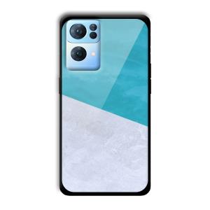 Twin Color Customized Printed Glass Back Cover for Oppo Reno 7 Pro