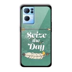 Seize the Day Customized Printed Glass Back Cover for Oppo Reno 7 Pro