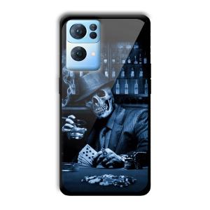 Scary Man Customized Printed Glass Back Cover for Oppo Reno 7 Pro