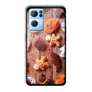 Gingerbread Customized Printed Glass Back Cover for Oppo Reno 7 Pro