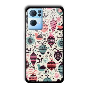 Abstract Customized Printed Glass Back Cover for Oppo Reno 7 Pro
