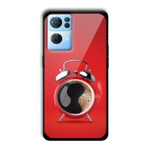 Morning Coffee Customized Printed Glass Back Cover for Oppo Reno 7 Pro