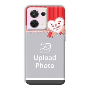 Valentine Customized Printed Back Cover for Oppo Reno 8