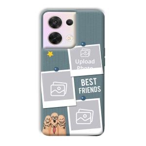 Best Friends Customized Printed Back Cover for Oppo Reno 8