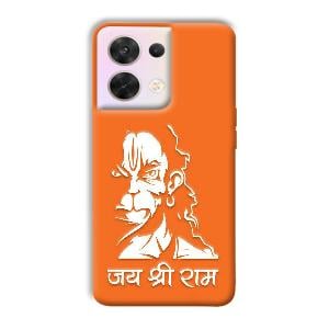 Jai Shree Ram Phone Customized Printed Back Cover for Oppo Reno 8
