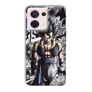 Goku Phone Customized Printed Back Cover for Oppo Reno 8