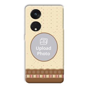 Brown Design Customized Printed Back Cover for Oppo Reno8 T 5G