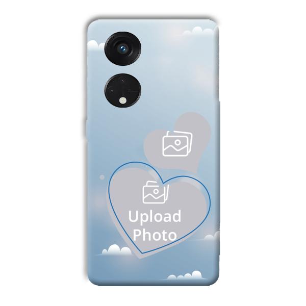 Cloudy Love Customized Printed Back Cover for Oppo Reno8 T 5G
