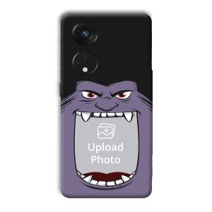 Purple Monster Customized Printed Back Cover for Oppo Reno8 T 5G