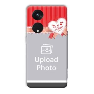 Valentine Customized Printed Back Cover for Oppo Reno8 T 5G