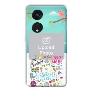 Holiday  Customized Printed Back Cover for Oppo Reno8 T 5G