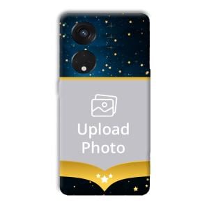 Starry Nights Customized Printed Back Cover for Oppo Reno8 T 5G