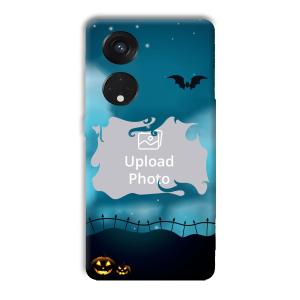 Halloween Customized Printed Back Cover for Oppo Reno8 T 5G