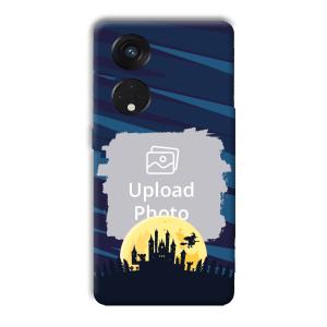 Hogwarts Customized Printed Back Cover for Oppo Reno8 T 5G