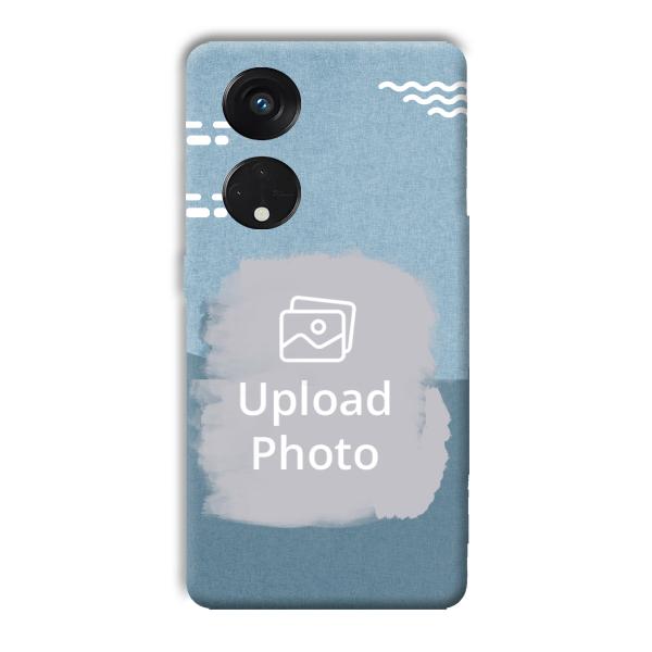 Waves Customized Printed Back Cover for Oppo Reno8 T 5G