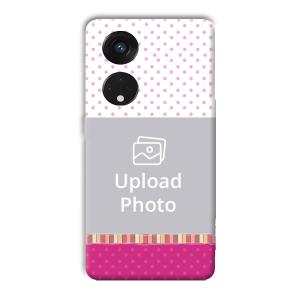 Baby Pink Design Customized Printed Back Cover for Oppo Reno8 T 5G